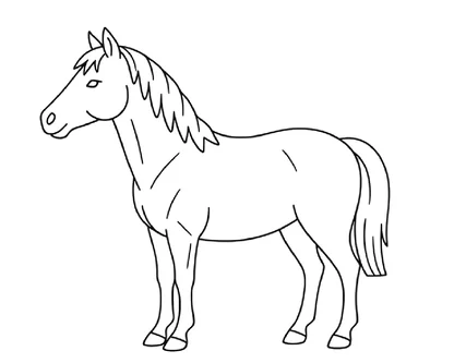 desenhos de cavalos para colorir e imprimir para imprimir e colorir - imagem 6